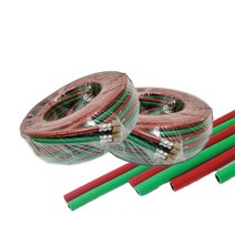 홍일 쌍줄 산소호스 5mm 8mm, 5mmx30M, 1개