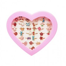 인싸 큐빅 반지 (36입) 아동 wZ3 유치원 달란트시장 어린이집 답례품 귀여운 단체선물 학원 칭찬