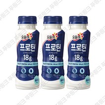 빙그레 요플레 프로틴 드링크 210g 18개, 플레인 18개