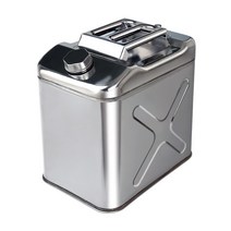 경유통 철드럼통 스페어 농기구 차량용 급유 오프로드, 304 두꺼운 수평 스테인레스 스틸 5L, 1개