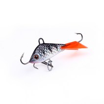 빙어낚시 견지낚시 얼음낚시 5cm 7.5g 겨울 얼음 낚시 미끼 인조 1 개 잉어 leurre 밸런서 Walleye 파이, 04 4