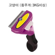 디쉐딩툴 퍼미네이터 강아지빗 고양이빗 브러쉬 죽은털제거 브러쉬/빗, 주황색 중형견용