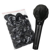마이크커버 블랙 컬러/검정색 노래방 무대 행사장 강의실 회의실 마이크 위생카바/예송사운드