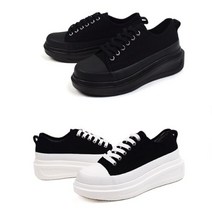 오너클랜 키높이 5.5cm 코디하기 쉬원 캔버스 스니커즈 커플슈[WC90343]
