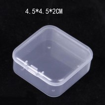 피규어진열장 계단식 아크릴 전시 152030pcs 정사각형 작은 상자 보석 주최자 귀걸이 반지 비즈 스토리지, 02 4.5x4.5cm_04 30pcs