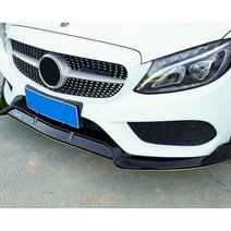 벤츠 GLC C 클래스 브라부스 바디킷 프론트립 amg 튜닝, 16-19 GLC 바르 보스 프론트 립 피아노 블