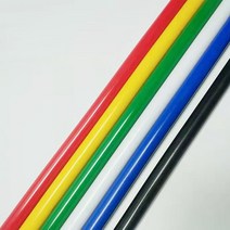 POM 레드 블루 옐로우 그린 스틱 폴리옥시메틸렌 50cm, 03 화이트_03 2개 50cm dia.10mm