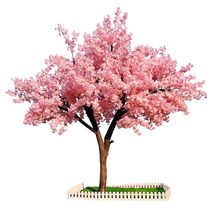 인조벚꽃나무 분홍색 장식 인테리어 일식집 초밥 조화, 높이 1.6m 너비 1.2m의 둥근 모양