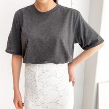 퍼니걸스 여성용 슬라브 데일리 반팔 티셔츠