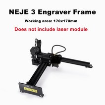 NEJE 3 최대 CNC 레이저 조각기 프레임 모듈 기계 810mmX460mm 영역, 01 170x170mm Frame