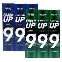1+1 메디안 9가지케어 프레쉬 업 나인 잇몸케어 프라그제거 치약 총2세트, 프라그케어 치약, 잇몸케어 치약