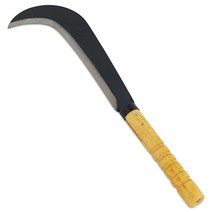 정글낫 대(나무자루) 정글도 벌초낫 잡목제거 정글칼 Jungle sickle 두드려 때려만든 단조날 9990001EA, 1개