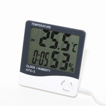HTC-2 외부센서 다기능 디지털 온습도계 온도계, 상세페이지 참조