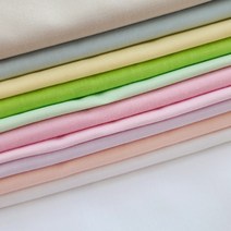 면 무지 60수 원단 10색상 단품 2사이즈 인형옷만들기 원피스원단 연습용 자투리원단, 민트
