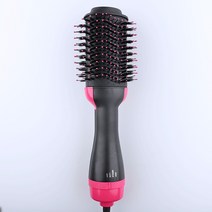 가정용 미용실 트리플 전기 드라이기 스트레이트 발열 바람빗 볼륨 고데기, 로즈레드알루미늄헤어불고빗, 호주 규정