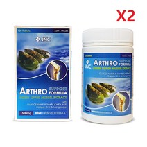 호주 JNC 아스로 초록홍합 1500mg 120정-2개, 2개, 1500mg 120정