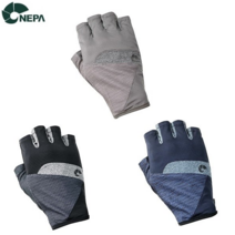 네파 NC송파점 남성용 COMODO 코모도 메쉬원단을 사용하여 통기성이 좋으며 반장갑 형태로 제작하여 여름에 사용하기 최적화 된 스타일 쿨메쉬 반장갑 7H38105 SP, 블랙(199)