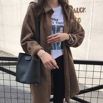 메이비누스 코듀로이 카라 남방 / 골덴 셔츠 롱 셔츠