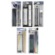 [코리아스퀘어] 친환경 오로라 5본 연필세트 색연필, 친환경 오로라 4색 5본 색연필 세트 랜덤