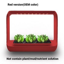 Wholesale Counter Top Starter Kits Plant Growing Indoor Hydroponics Herb Garden, 없음, Red-OEM+Large