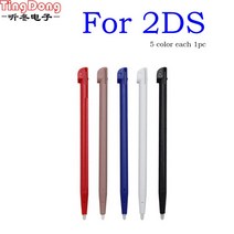 스타일러스펜 스마트폰 터치펜 플라스틱 스타일러스 펜 게임 콘솔 스크린 터치 세트 3DS XL NDSL Nintend 2, 01 2DS