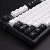 CSA PBT 염료승화 키캡 150키, black and orange