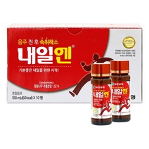유한양행 음주 전후 숙취해소 내일엔 (100mlx10병), 10개, 10병(100ml*10)