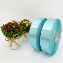 포장 리본 끈 제이제이리본 고밀도주자 45M 2롤 76칼라 (3mm 5mm), 5mm, 옥색