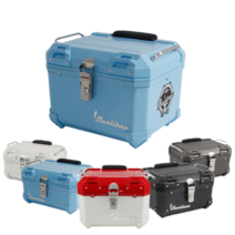 만리호 오토바이 탑박스 PP/PA/알루미늄 합금 리어백 배달 가방, 스카이블루