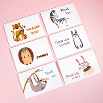 초대장 카드 4x6 inch 중소 기업위한 봉투가있는 카드 감사합니다 맞춤 노트 인사말 내부 빈, 06 6 cards 6 envelopes