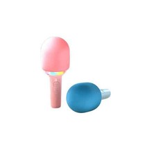 오디오 무선마이크 휴대전화 블루투스 홈 노래 녹음, 블랙 핑크