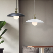 LIVING LIGHTING 1등 펜던트조명 식탁등 테이블등, 파로 1등 펜던트증 (블랙)