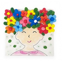 (TD) 내 친구는 멋쟁이 액자 만들기-1인 (클레이), 여아