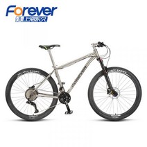Forever 산악 자전거 남성 오프로드 티타늄 합금 프레임 경량 초경량 36 단 27.5 인치 어셈블리, 36 속도