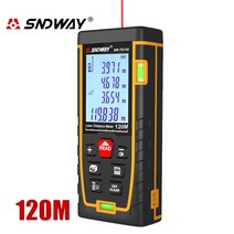 sndway laser distance meter 더블 버블 디지털 측정 장치 도구 전자 테이프 laser rangefinder laser 자동 거리측정 레이저 디지털줄자, sw-ds50