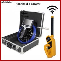 산업용 내시경 카메라 Locator-산업용 7 인치 스크린 파이프 자동차 검사 보스코프 512Hz Sonde Handheld, [01] 20m, [03] Yellow Receiver