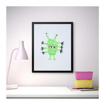 이케아 FISKBO 피스크보 액자 블랙/크기 40x50cm/102.974.30
