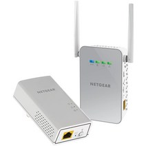 넷기어 NETGEAR 파워line 어댑터 무선 액세스 포인트 키트 1000 Mbps 벽 플러그 1 기가비트 이더넷 포트 (PLW1000-100NAS) Gbps 무선넷기어, 1 Gbps Kit - Wireless