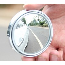 사각지대 거울 차량 자동차 빽밀러 보조사이드미러 hd 360도 백 볼록 회전 가능한 대형 필드 역 광각 주차, 2pcs 테두리