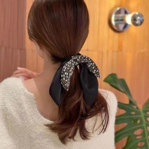 실크 스카프 헤어끈