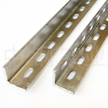 펀칭 앵글 철 아연 도금 시스템 찬넬 브래킷 재료, 더블홀/싱글홀아연도금앵글스틸40x40x2.5