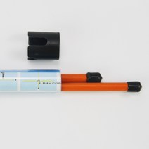 골프 방향 연습봉 골프 방향 지시봉 퍼터 방향 지시기 12수 3색깔을 조합하여 선택하다., 주황색