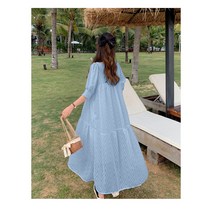 LA MARIA (M~3XL)하늘하늘 청순 원피스 (큰 언니 사이즈 가능)hs002