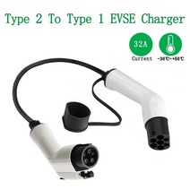 완속 급속 주행 충전기 가정용 전기차충전기 evse ev 어댑터 sae j1772 1, 32a 5m