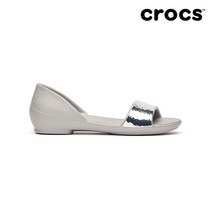 크록스 CROCS 여성 리나 엠블리쉬드 도르세이 실버 204361-00N 509089