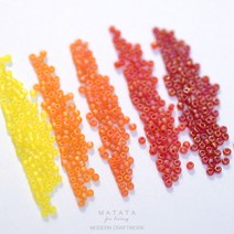 마타타 비즈공예 재료 컬러 심포니 프로스트 시드 비즈 구슬 공예(2mm), SP-311(2mm-24g/약1600개)