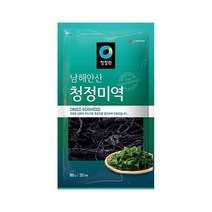 청정원 엄마손맛 맞벌이 우리가족 남해안산 청정 미역 80g(32인분) 국민국 아기국 산모 자취 집밥 간편식 오이냉국 무침 생일 산모 출산 미소장국, 7개