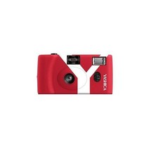야시카 MF-1 Snapshot Reusable 35mm Film 카메라 - Y Edition (Red)