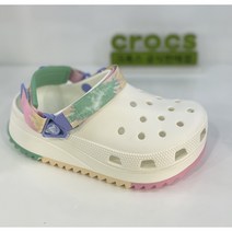 크록스 클래식 하이커 옴브레 클로그 화이트멀티(208285)