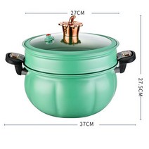 솥밥냄비 무쇠 주물 냄비 무쇠주물팬 주방 진공 압력 조리기 조리 기구 수프 고기 냄비 가스 스토브/불, 04 Green upgrade